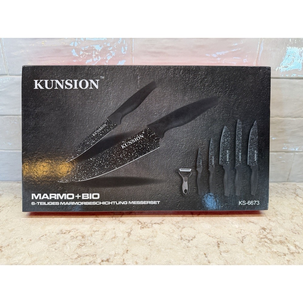 Kunison 6 Piece Knife set, Stainless Steel‎